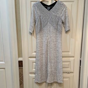 Rabbit Rabbit Rabbit Heather Gray Long Sleeve Dress Brand New